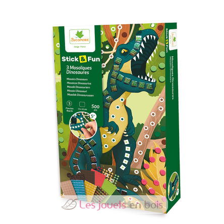 Mini mosaïques Dinosaures SYCRE7044 Sycomore 1