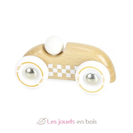 Mini Rallye Checkers bois naturel V2282S Vilac 1