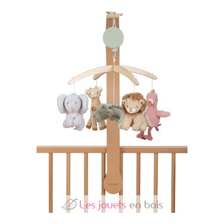 Mobile musical en bois Safari Friends LD8300 Little Dutch 1