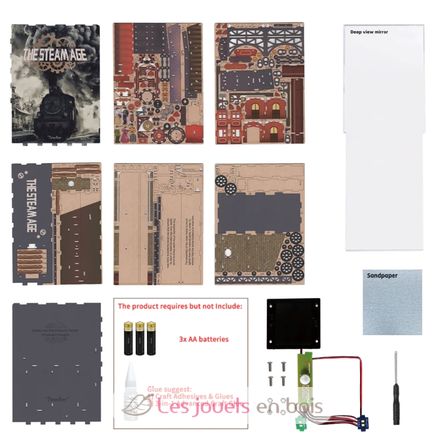 Book Nook L'ère de la vapeur T-TQ125 Tonecheer 2
