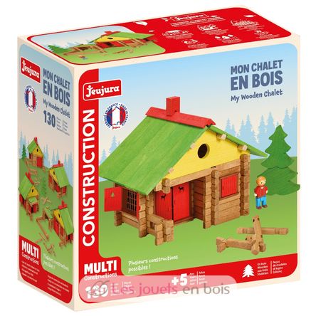 Mon chalet en bois 130 pièces JJ1802 Jeujura 1