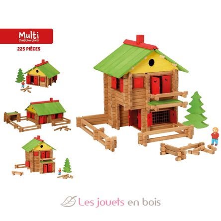Mon chalet en bois 225 pièces JJ1804 Jeujura 2