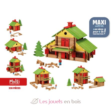 Mon chalet en bois 330 pièces JJ1805 Jeujura 2