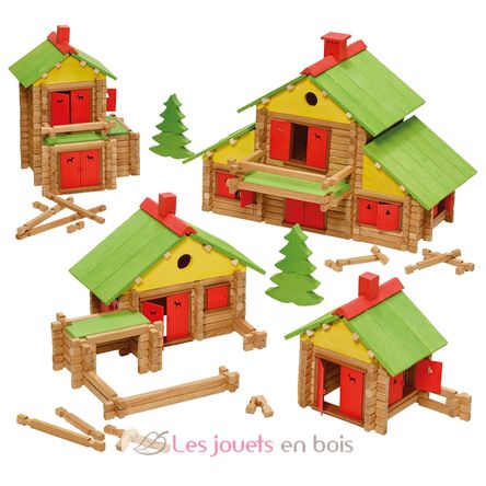 Mon chalet en bois 330 pièces JJ1805 Jeujura 3