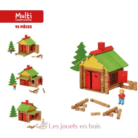 Mon chalet en bois 95 pièces JJ1801 Jeujura 2
