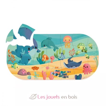 Mon puzzle de bain Océan J04727 Janod 6