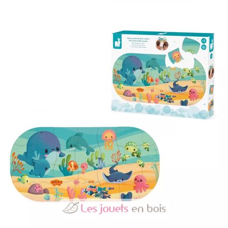 Mon puzzle de bain Océan J04727 Janod 10