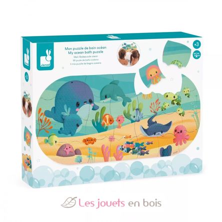 Mon puzzle de bain Océan J04727 Janod 9