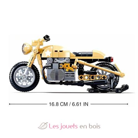 Model Bricks - Moto militaire SL-M38-B0959 Sluban 2
