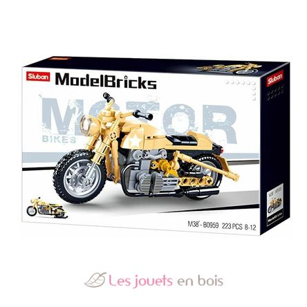 Model Bricks - Moto militaire SL-M38-B0959 Sluban 4