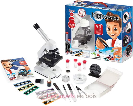 Microscope 50 expériences Buki : King Jouet, Jeux scientifiques Buki - Jeux  et jouets éducatifs