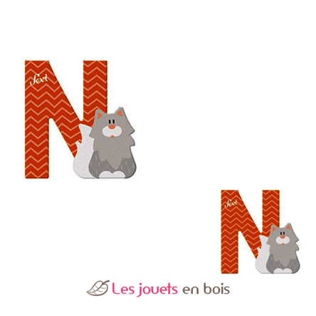 Lettre N - Chat Norvégien SE-83014 Sevi 1