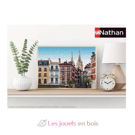 Puzzle La ville de Bayonne 500 pcs NA12001873 Nathan 4