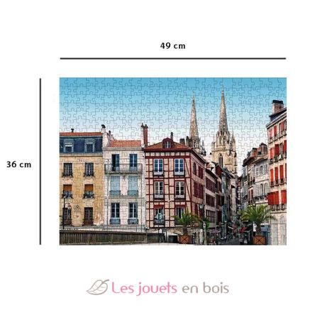 Puzzle La ville de Bayonne 500 pcs NA12001873 Nathan 3