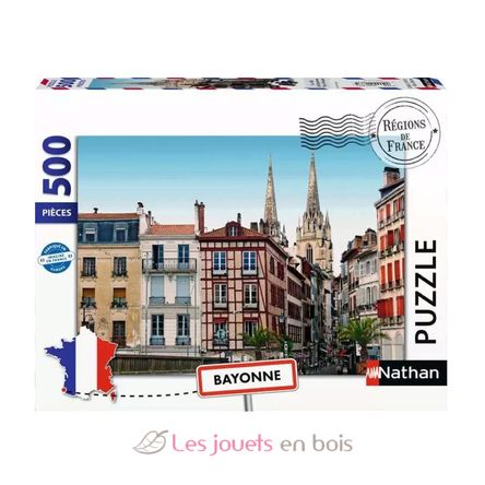 Puzzle La ville de Bayonne 500 pcs NA12001873 Nathan 2