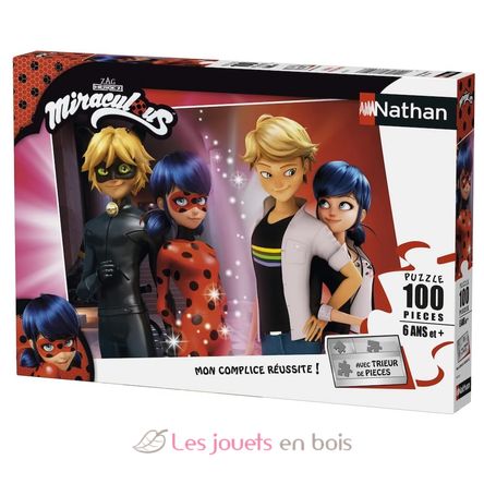 Puzzle Adrien et Marinette 100 pcs N867431 Nathan 1