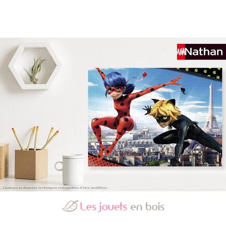 Puzzle Ladybug et Chat Noir 150 pcs N868216 Nathan 3