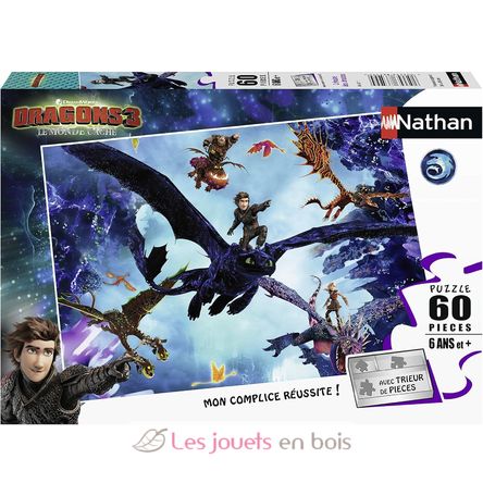 Puzzle L'équipe des dragons 60 pcs N866311 Nathan 1