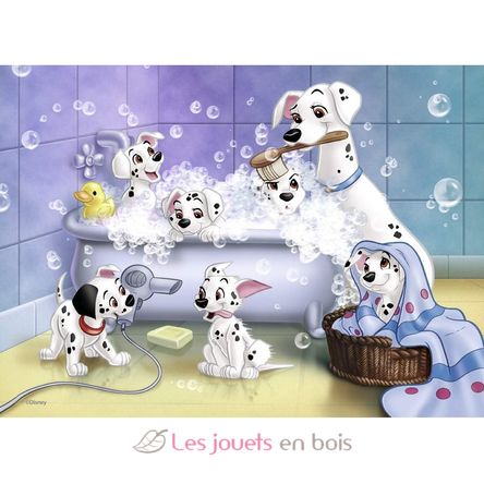 Puzzle Tous au bain 101 Dalmatiens 60 pcs N866120 Nathan 2