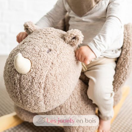 Bascule Teddy le rhinocéros taupe NA544023 Nattou 2