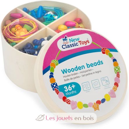 Boîte de perles en bois - 260 gr. NCT10571 New Classic Toys 4