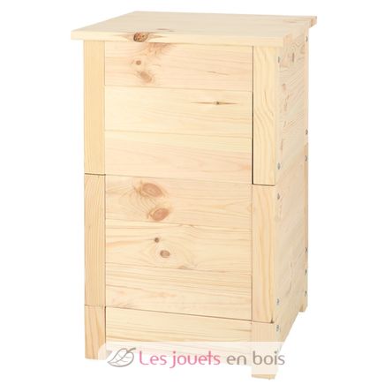 Lombricomposteur en bois naturel ED-NG137 Esschert Design 1