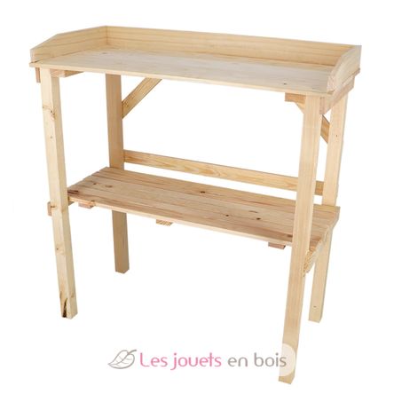 Table à rempoter en bois naturel ED-NG149 Esschert Design 1