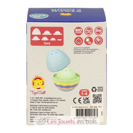Œuf de bain pour empiler et verser TT6-1537 Tiger Tribe 4