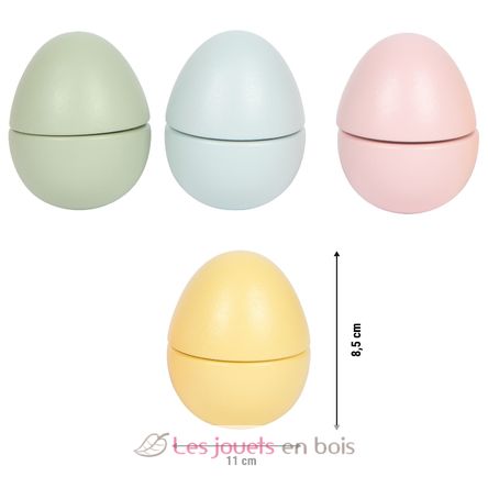 Œufs de Pâques en bois LE12845 Small Foot company 4