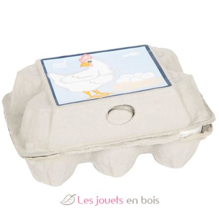 Boite de 6 œufs en bois LE12844 Small Foot company 6