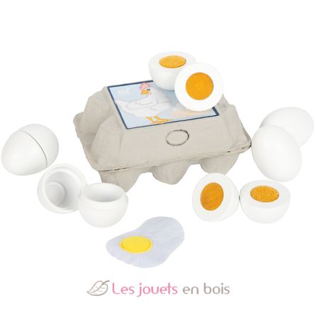 Boite de 6 œufs en bois LE12844 Small Foot company 3