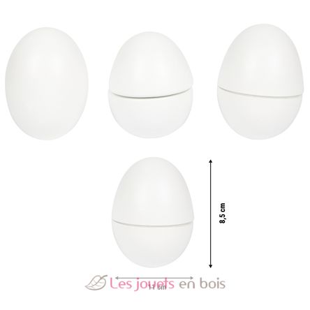 Boite de 6 œufs en bois LE12844 Small Foot company 2