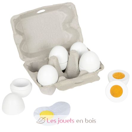 Boite de 6 œufs en bois LE12844 Small Foot company 1