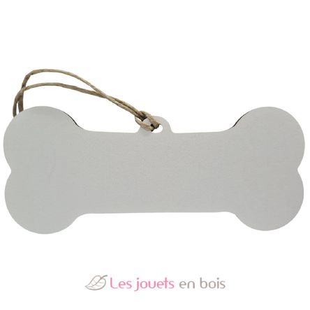 Os de Noël personnalisable bois blanc VI-HU11 Vintiun 2
