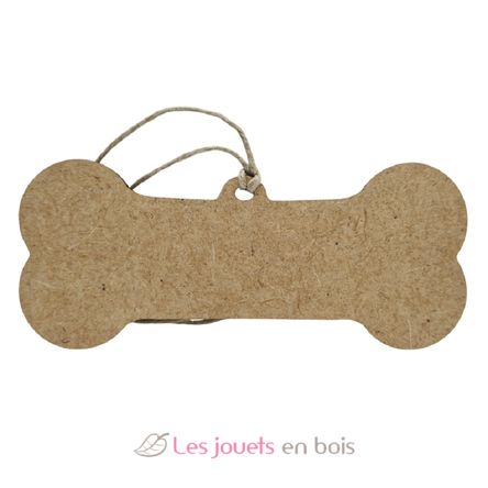 Os de Noël personnalisable bois naturel VI-HU10 Vintiun 2
