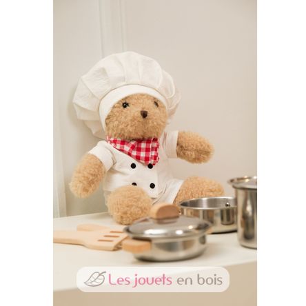 Ours en peluche Morris le chef cuisinier EG130624 Egmont Toys 8