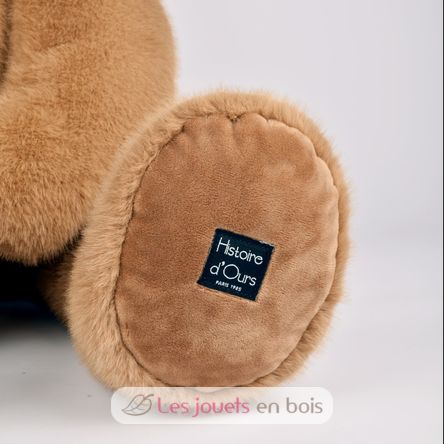 Ours en peluche praline cacahuète 80 cm HO3393 Histoire d'Ours 6