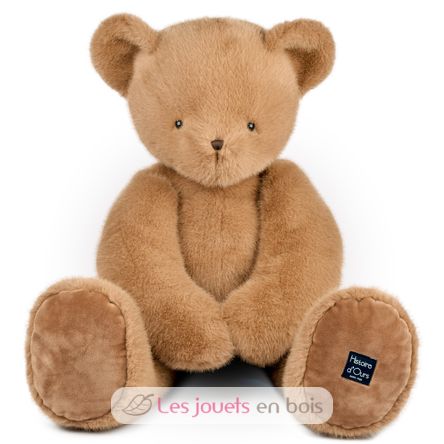 Ours en peluche praline cacahuète 80 cm HO3393 Histoire d'Ours 1