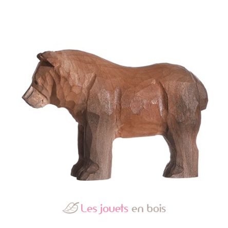 Figurine Ours brun en bois WU-40455 Wudimals 1