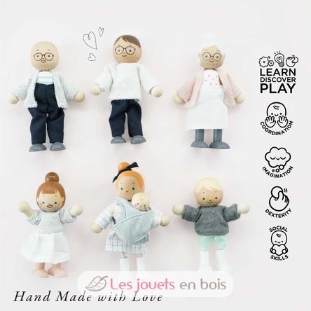 Ma famille de poupées LTV-P053 Le Toy Van 3