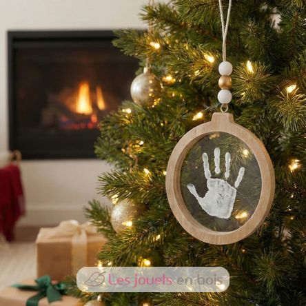 Boule de Noël empreinte transparente PA2710 Vintiun 4