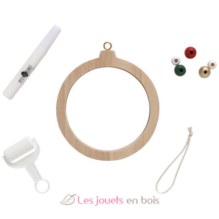 Boule de Noël empreinte transparente PA2710 Vintiun 5