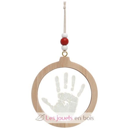 Boule de Noël empreinte transparente PA2710 Vintiun 6