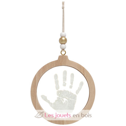 Boule de Noël empreinte transparente PA2710 Vintiun 1