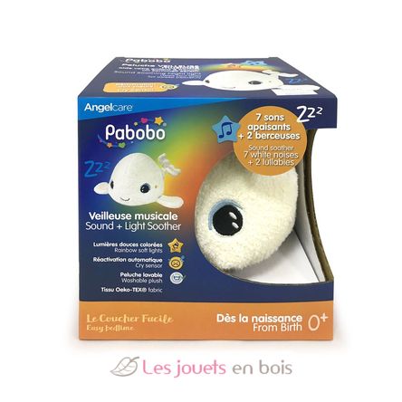 Peluche veilleuse Béluga PB-SOLI-BELUGA Pabobo 7