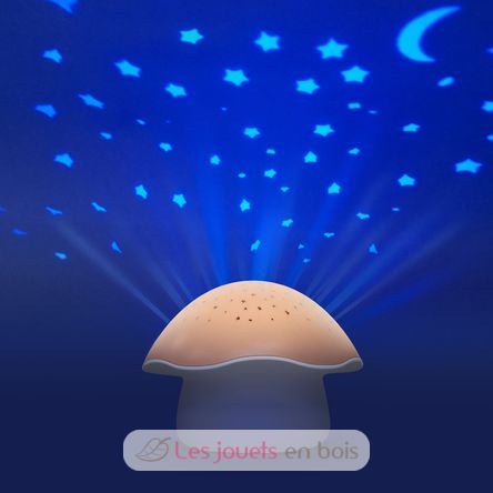 Projecteur d'étoiles Champignon rose PBB-SP02M-P Pabobo 6