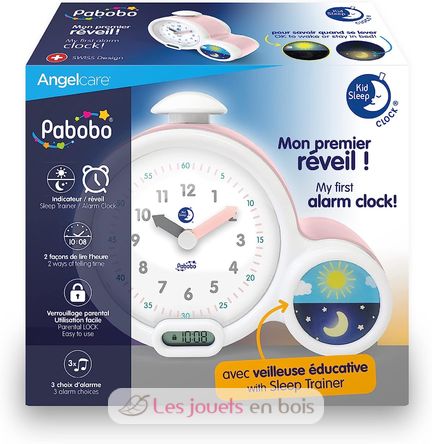 Réveil Kid'Sleep Rose clair CK0011-KSCL-P Claessens Kids 4