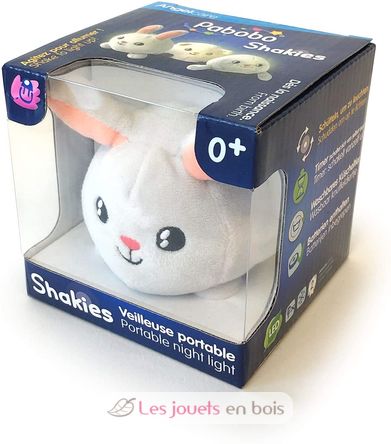 Peluche lumineuse Shakies Lapin PBB-SHAKIES-RABBIT Pabobo 4