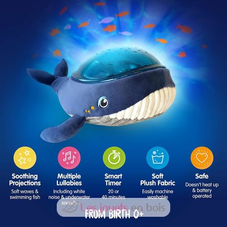 Peluche Baleine - Projecteur effets aquatiques PBB-AAQ01-WHALE Pabobo 7