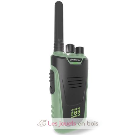 Kidytalk Paire de Talkie Walkie vert orange KW-KIDYTALK-GO Kidywolf 2